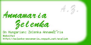 annamaria zelenka business card